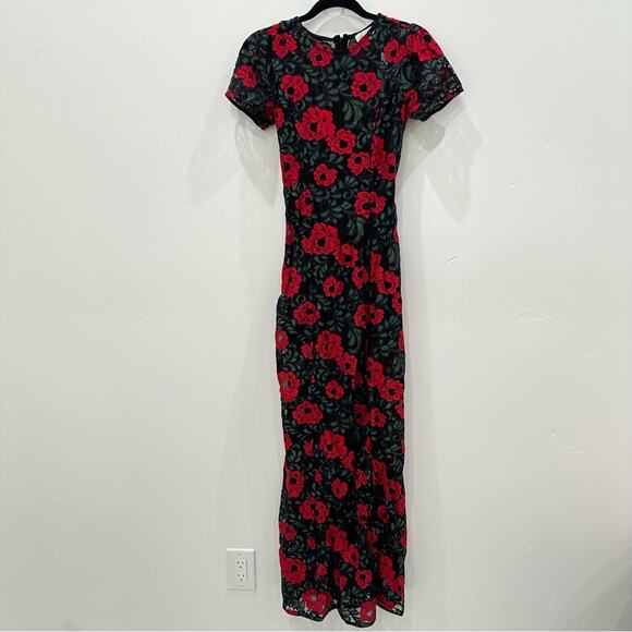 NWT Lovers + Friends Nadine Rose Garden Maxi Dress. - Picture 2 of 12